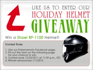 Holiday Helmet Giveaway
